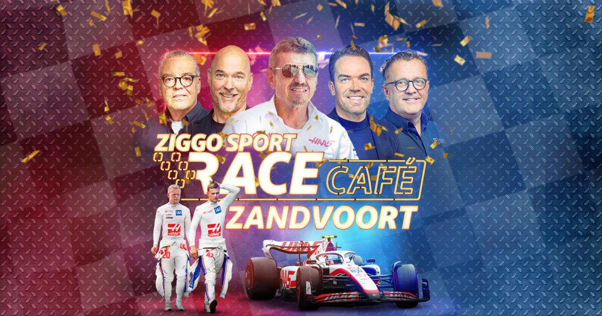 Ziggo Sport Race Café vanuit Zandvoort tijdens Dutch GP