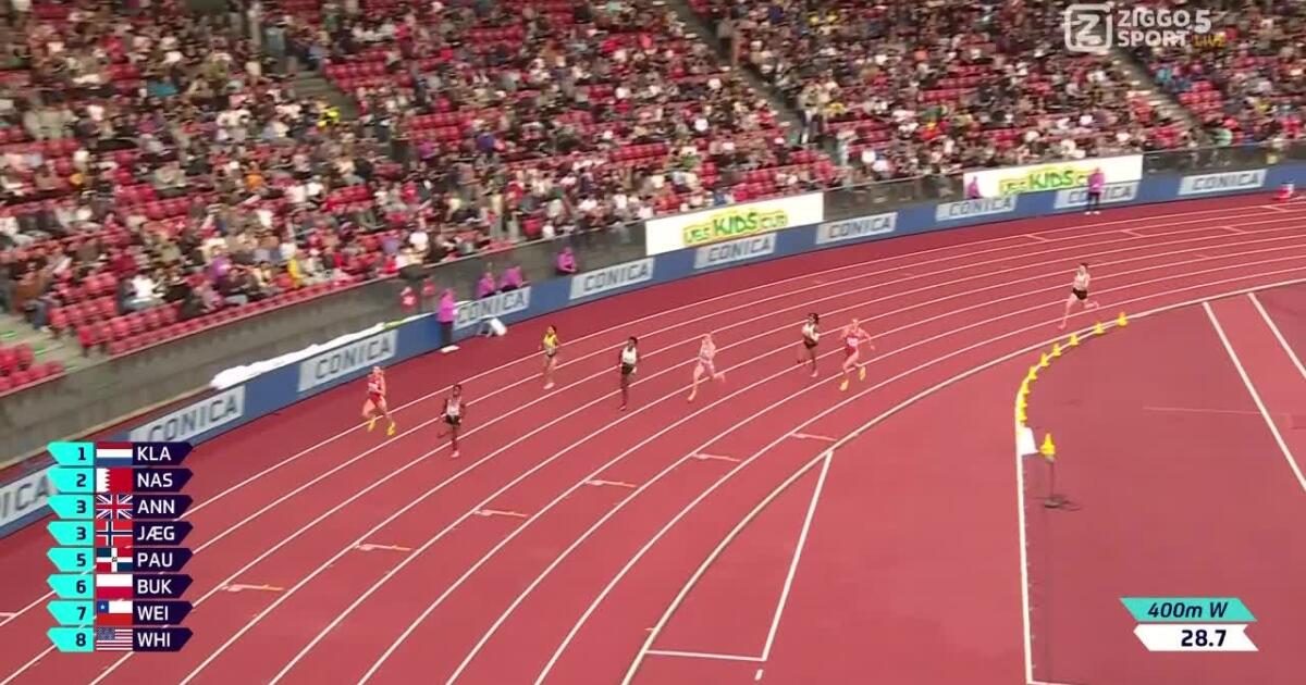 Lieke Klaver eindigt op P7 in Zürich