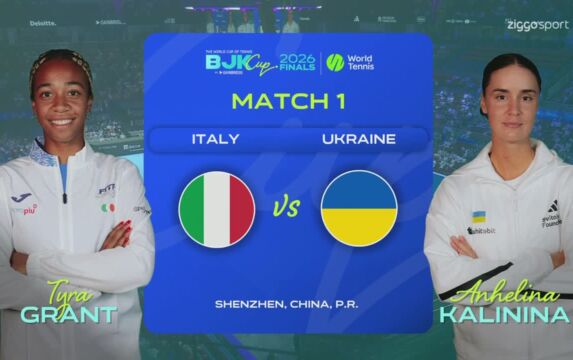Klik hier om Ziggo Sport Tennis van 26 september te bekijken.
