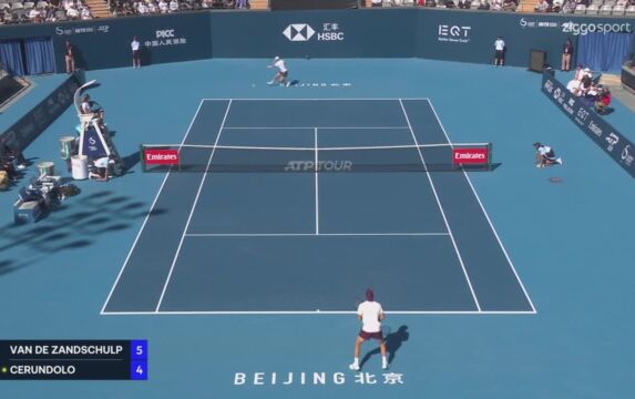 Klik hier om Ziggo Sport Tennis van 1 oktober te bekijken.